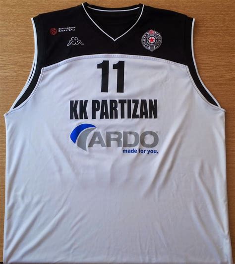 partizan belgrad basketball trikot